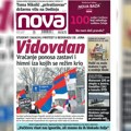 „Nova“: „Vidovdan – vraćanje ponosa zastavi i himni iza kojih se režim krio“.