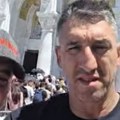 Kristijan Golubović ispred Hrama Svetog Save: Došao da celiva Pojas Presvete Bogorodice i iznenadio okupljene