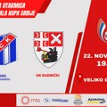 Radnički gostuje VGSK-u u prvoj utakmici četvrtine finala Kupa Srbije