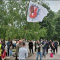 Studenti iz nekoliko gradova pristigli u Kraljevo da podrže uhapšenog kolegu