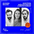 „Booking Balkan“: Saša Savanović, Srećko Horvat i Igor Štiks u Kulturnom centru Grad