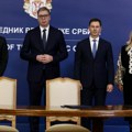 (Foto) Vučić sa šefom diplomatije Francuske: "Razgovarali smo o izgradnji metroa i prečišćavanju otpadnih voda"