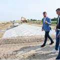 Mirović obišao završne radove na izgradnji akumulacije "Srbobran"