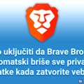 Kako uključiti da Brave Browser automatski briše sve privatne podatke kada zatvorite veb sajt