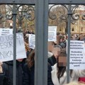 Protest ispred novosadske gimnazije "Jovan Jovanović Zmaj" (foto, video)