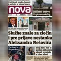 "Nova" piše: Službe znale za zločin na Senjaku i pre prijave nestanka Baje Nešovića