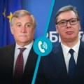 Vučić sa Tajanijem o aktuelnim evropskim i regionalnim pitanjima i odnosima Srbije i Italije
