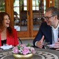 Vučić ugostio holivudsku glumicu Lolitu Davidović i reditelja Rona Šeltona