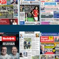 Naslovne strane sutrašnjih novina: Prelistavanje štampe za četvrtak, 2. jul 2026. godine