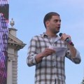 Milan Marić na protestu „Srbija protiv nasilja“: Dosta je bilo nesreće, želimo slobodu