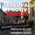 Danas od 19 sati četvrti protest „Leskovac protiv nasilja“