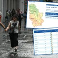 Upaljen meteoalarm za skoro celu Srbiju, pljuskovi u naredna dva sata