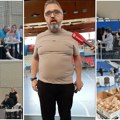 „Ovo je privatno, šta radite ovde“: Dragan Vučićević u društvu Sime Spasića urlao u hali SC Banjica VIDEO