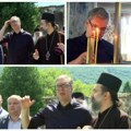 (Video) Predsednika dočekao iguman manastira arhimandrit Tihon Vučić: Rekonstruisani put Studenica-Rudno važan za manastir…