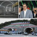 (Foto, video) Vučić obišao radove na tunelu Iriški venac Sa 3.5 km, ovo će biti najduži tunel u Srbiji