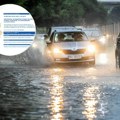 РХМз издао хитно упозорење! У појединим деловима Србије време је опасно због падавина и грмљавине
