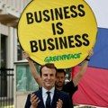 Aktivisti ukrali Makronovu voštanu figuru iz muzeja