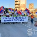 Šetnja protiv blokada u nedelju u Leskovcu
