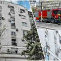 Kuvao ručak i zapalio stan?! Drama u Novom Sadu, vatrogasci i Hitna na terenu (foto)