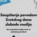 IZRAZ povodom Svetskog dana slobode medija: Bez slobodnih medija nema ni slobodnog društva Zrenjaninska incijativa IZRAZ