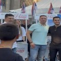 SSP: Štand Turističke organizacije Niša i baner Blaca na SNS mitingu u Beogradu