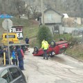 Teška saobraćajna nezgoda na Belom groblju