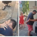 Težak incident u Skenderbegovoj ulici: Čovek motkom udarao ljude, građani ga sami savladali i uhapsili VIDEO