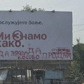 Uništeni bilbordi i parole Studentske liste u Velkoj Plani FOTO