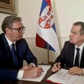 Vučić: Dobar razgovor sa Dačićem, sutra o onome na čemu radimo