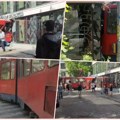 Kurir na licu mesta, prvi snimci! Tramvaj se zakucao u zgradu u centru Beograda: Iskočio iz šina, teška nesreća u ulici Cara…