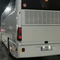 Kamenovan autobus na liniji Beograd–Brezovica kod Vitine