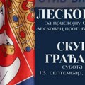 Leskovački naprednjaci ponovo šetaju protiv blokada, ovoga puta u subotu