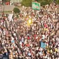 Skup studenata u blokadi u Novom Sadu