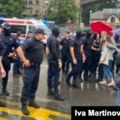 Policija prekinula blokadu zbog Beogradskog sajma, nekoliko demonstranata privedeno
