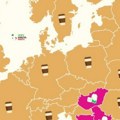 Nova mapa izazvala nevericu, cela Srbija u ljubičastom: "Nema šanse, ni kad smo bolesni" (mapa)