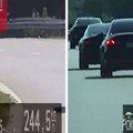 (Video) Bmv ”leteo” kod Malog Požarevca Presretač ga sustigao na 244 km/h