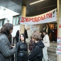 Niški studenti šesti dan blokiraju rektorat, zaposleni ni danas nisu došli na posao