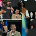 (Foto, video) Federer spazio Novaka u publici! Švajcarac je ovako pozdravio najboljeg na svetu