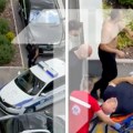 Ekskluzivan snimak ranjenog vlasnika restorana na Novom Beogradu: Iznose ga na nosilima, svestan i zavijen!
