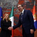 Vučić Melonijevoj: Dugovečnost vaše vlade dokaz prinicipijelne politike