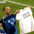 Skandal: Dao gol za tzv. Kosovo, pa pokazao UČK majicu sa porukom