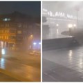 Kataklizma u Novom Sadu, oluja ide ka Beogradu Oluja ljulja drveće i saobraćajne znakove, prevrće sve pred sobom (video)