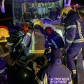 Lančani sudar na putu Kragujevac – Batočina, kod Botunja, vatrogasci spasioci izvlačili povređene