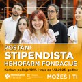 Hemofarm fondacija raspisuje konkurs za stipendije za školsku 2025/2026. godinu