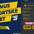 AdmiralBet i Sportske bonus tiket - Ponedeljak, golovi i kvota 28,57!