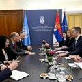 Đurić i Petković sa šefom UNMIK: Srbija očekuje da se ukaže na alarmantan položaj Srba na KiM