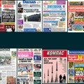 Naslovne strane današnjih novina: Prelistavanje štampe za četvrtak, 18. jun 2026. godine