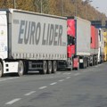Kamioni čekaju osam sati na Batrovcima, na izlazu iz Srbije