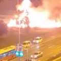Ugašen požar kod Centra "Sava" na Novom Beogradu - gorela trava i nisko rastinje