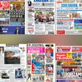 Naslovne strane današnjih novina: Prelistavanje štampe za utorak, 29. septembar 2026. godine